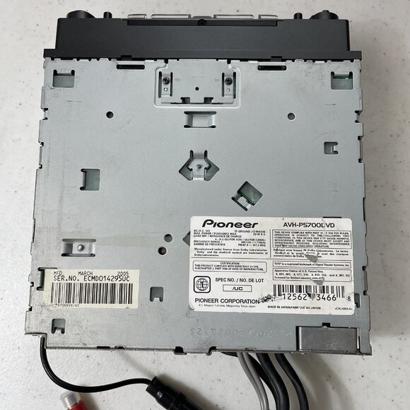 Pioneer AVHP5700DVD Radio DVD Player Tested Working With Box, Wires, Manuals - Picture 8 of 16